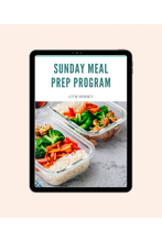 Load image into Gallery viewer, Sunday Meal Prep Program