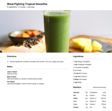 Load image into Gallery viewer, Green Smoothie Recipes