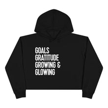 Load image into Gallery viewer, The 4 G&#39;s of Gym Hooky Crop Hoodie
