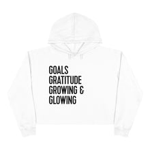Load image into Gallery viewer, The 4 G&#39;s of Gym Hooky Crop Hoodie
